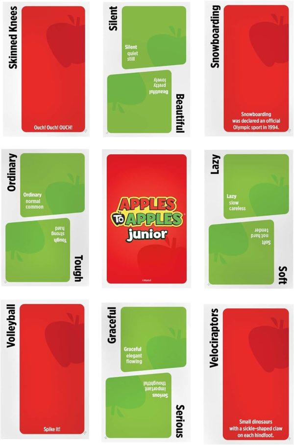 Apples to Apples Junior Kids Game, Card Game for Family Night with Kid-Friendly Words - Image 7