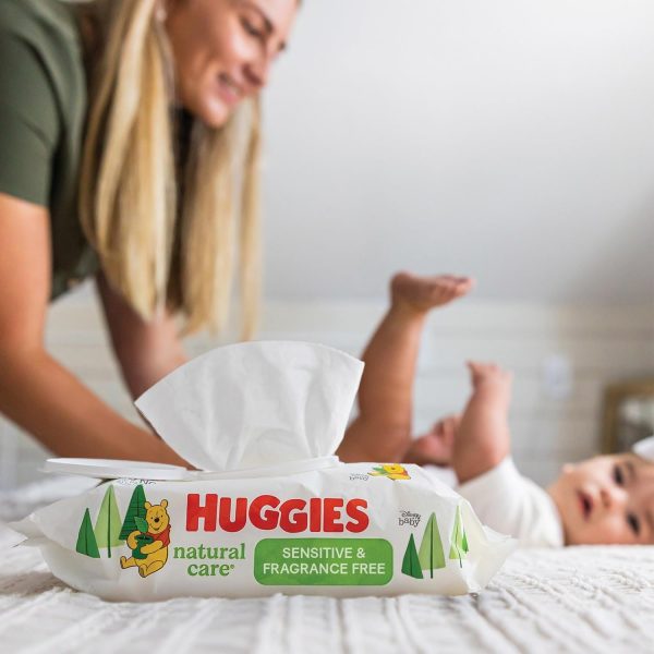 Huggies Natural Care Sensitive Baby Wipes, Unscented, 48 Count (Pack of 6) - Image 8