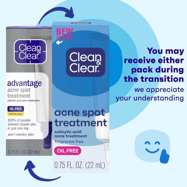 Clean & Clear Advantage Acne Spot Treatment, 0.75 oz - Image 8