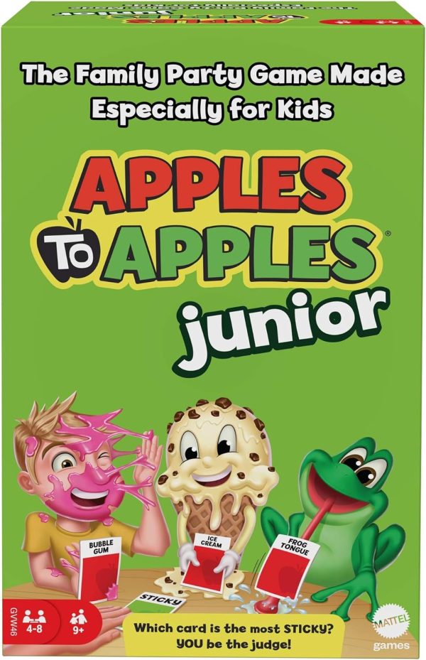 Apples to Apples Junior Kids Game, Card Game for Family Night with Kid-Friendly Words