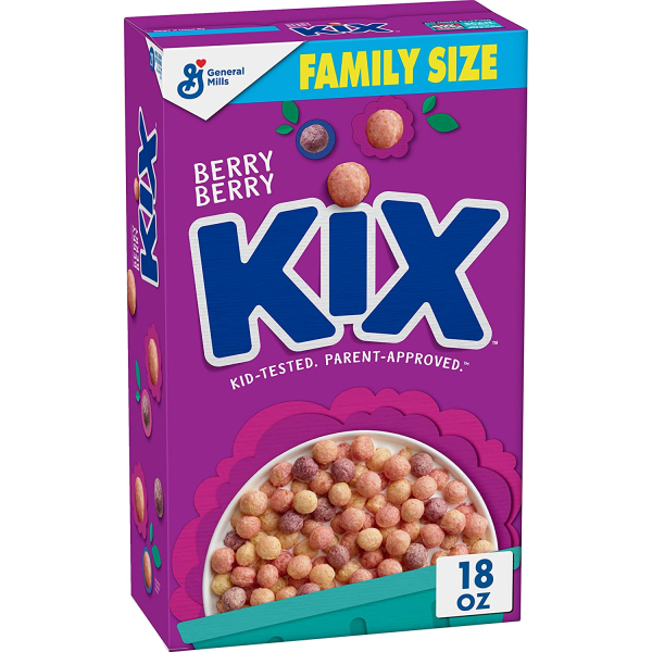 Berry Berry Kix Crispy Corn Puffs Whole Grain Breakfast Cereal, 18 oz. - Image 2