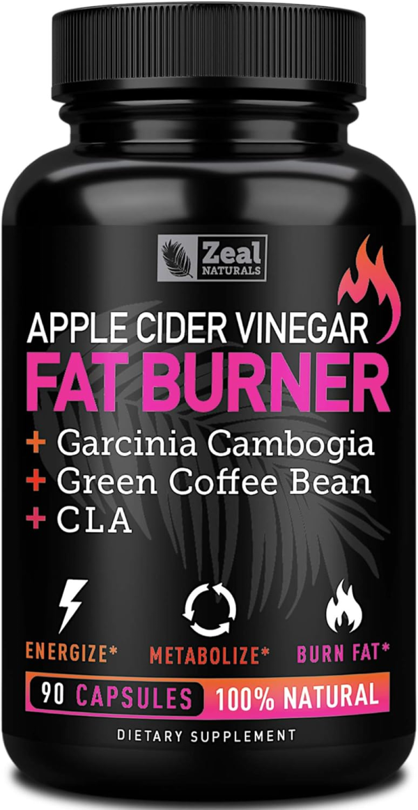 Apple Cider Vinegar Weight Management Pills for Women - Garcinia Cambogia w. CLA & Green Coffee Bean Green Tea