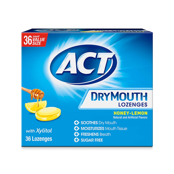 ACT Dry Mouth Lozenges, Honey-lemon, 36 Count, 36 count - Image 2