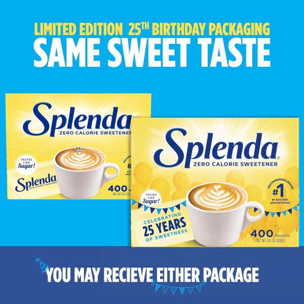 Splenda Zero Calorie Sweetener, Sugar Substitute Packets - 400 Ct. - Image 5